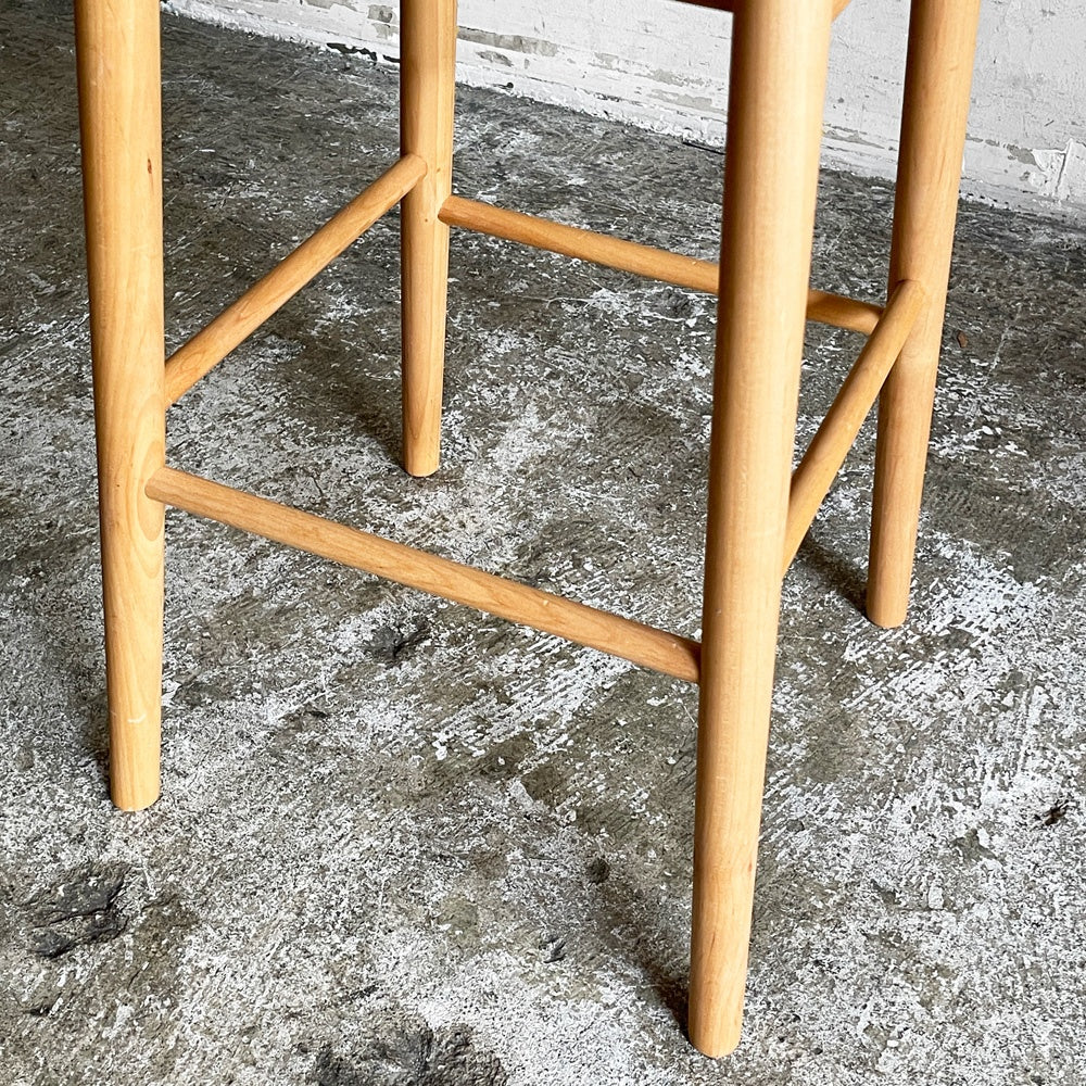 モモナチュラル MOMO Natural モチャ ウッドスツール L MOCHA WOOD STOOL L ハイスツール アルダー材 ナチュラル H61cm ナチュラルデザイン ■
