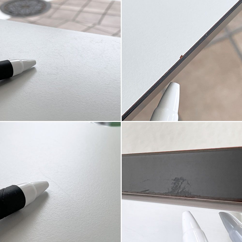 USMハラー USM Haller モジュラーファニチャー USMハラーテーブル デスク W125 x D75cm  パールグレーラミネート (ホワイト) ◇