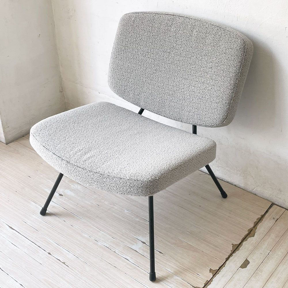 トーネット THONET ラウンジチェア CM190 ファブリック グレー ピエール・ポラン Pierre Paulin ビンテージ ドイツ ★