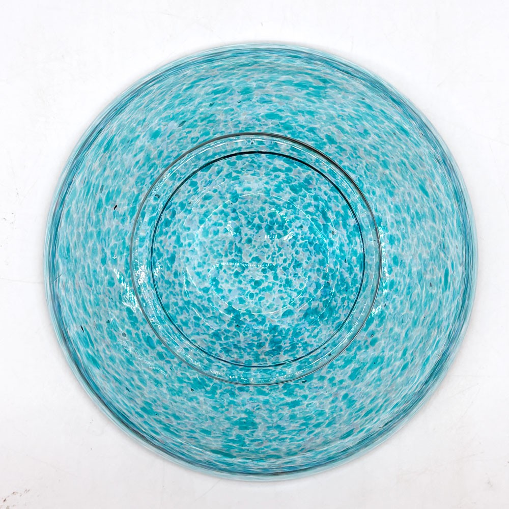 広沢葉子 Monet ガラス菓子器 ボウル 小鉢 宙吹き技法 現代作家 ●