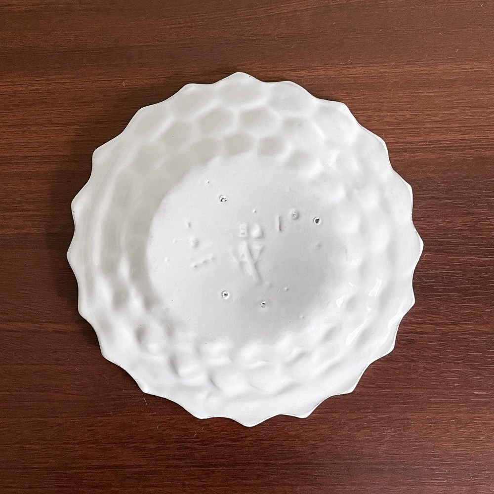 アスティエ・ド・ヴィラット Astier de Villatte キューブ CUBE プレート W14cm 陶器 フランス ■