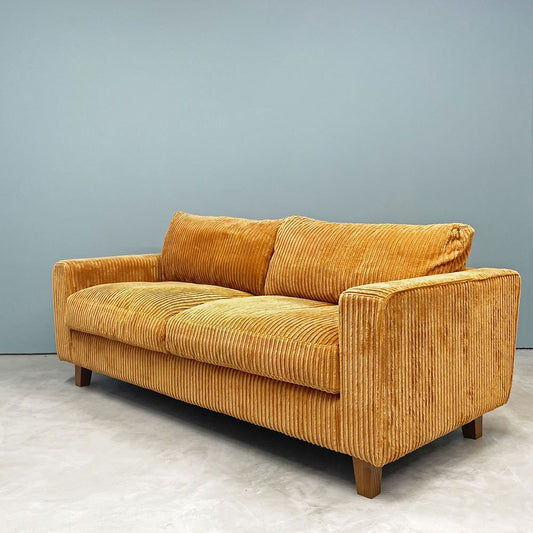 アクメファニチャー ACME Furniture ジェティ フェザー ソファ JETTY FEATHER SOFA 2シーター (L) コーデュロイ マスタード W187cm 定価￥332,200- ◎