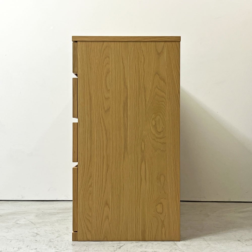 フライミーヴェール FLYMEe Vert サイドチェスト ホワイトオーク ナチュラルデザイン 北欧テイスト w80cm ●