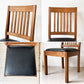 レグナテック LEGNATEC リーヴス Leaves ダイニングチェア ウォールナット無垢材 PVCレザー ブラック ￥52,800- A ★
