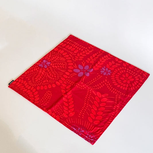 マリメッコ Marimekko ナシア NASIA クッションカバー レッドべース マイヤ・イソラ 廃番カラー 40×40cm 北欧 ■