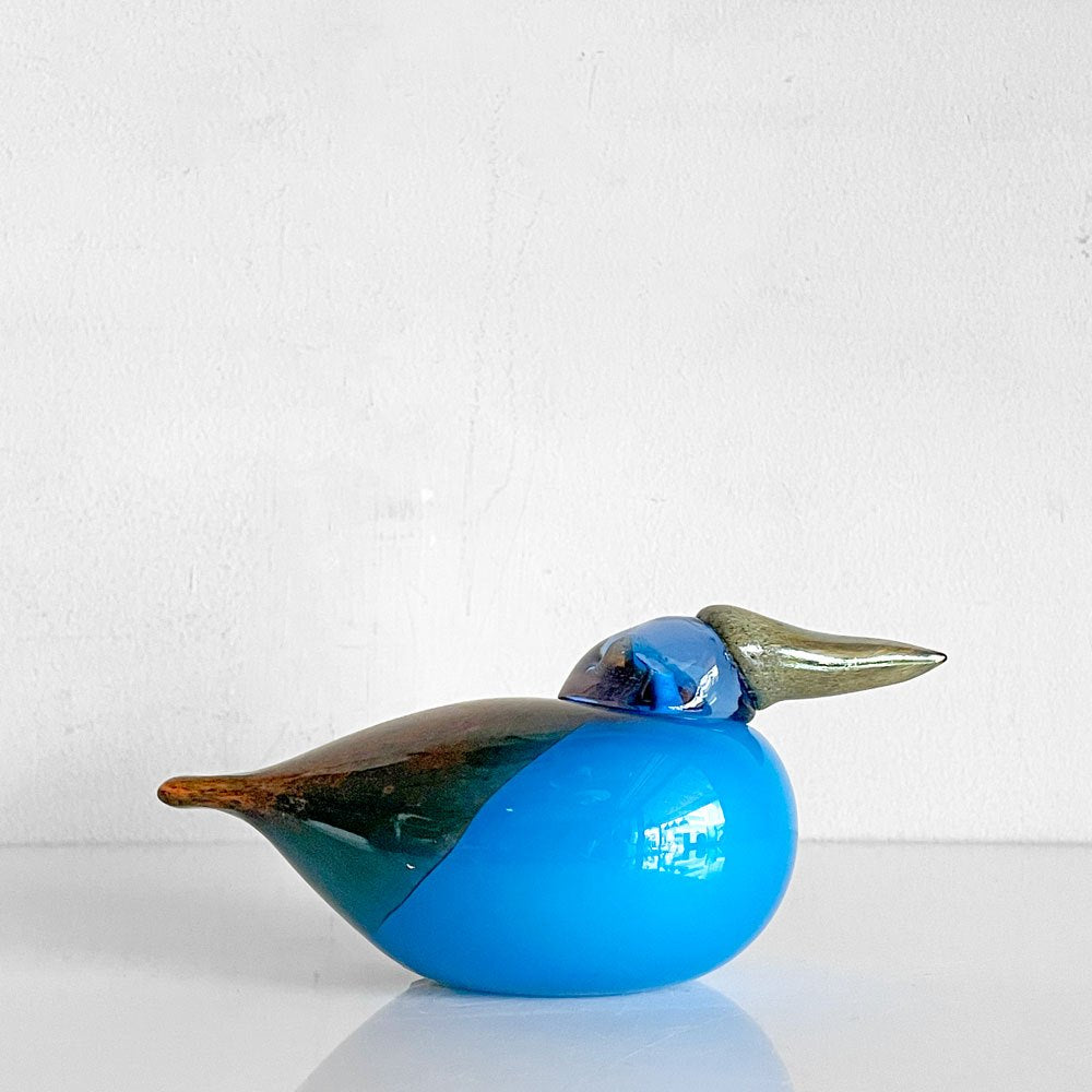 イッタラバード iittala バーズバイトイッカ Birds by Toikka キングフィッシャー Kingfisher ターコイズ 復刻品 オイバ・トイッカ 箱付き 北欧雑貨 ■