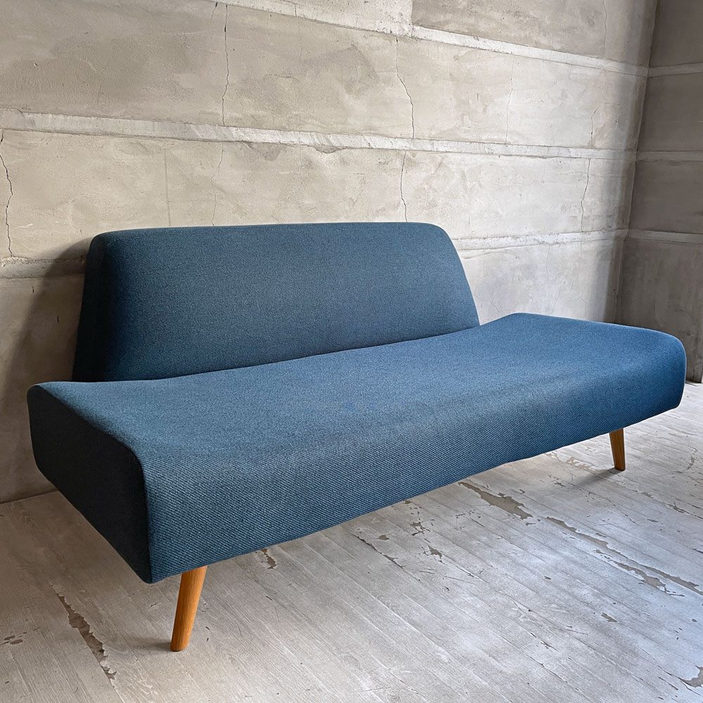 イデー IDEE アーオ ソファ AO SOFA 2シーター 2Pソファ 2人掛け ネイビー 岡嶌要 モダンデザイン 定価￥89,900- 美品 ♪