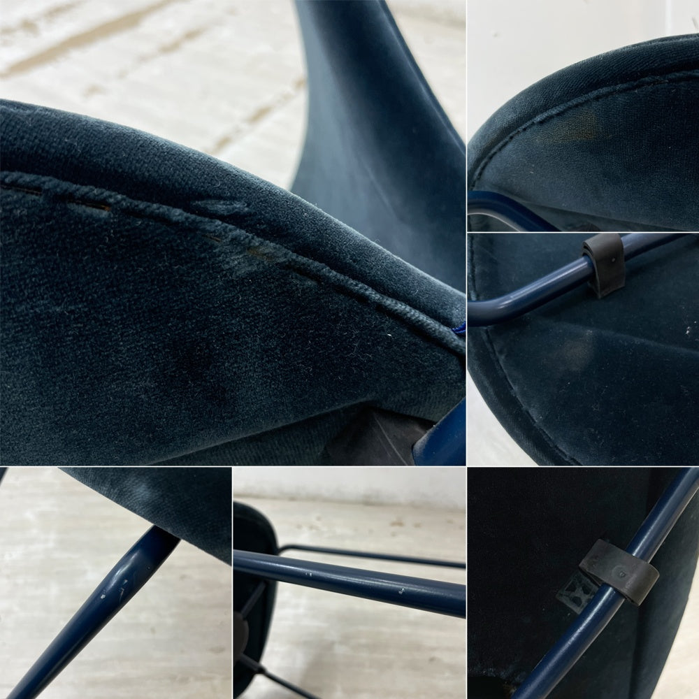 フリッツハンセン Fritz Hansen 3107 セブンチェア フルパティング アルネ・ヤコブセン ミッドナイトブルー デンマーク 北欧家具 B ●