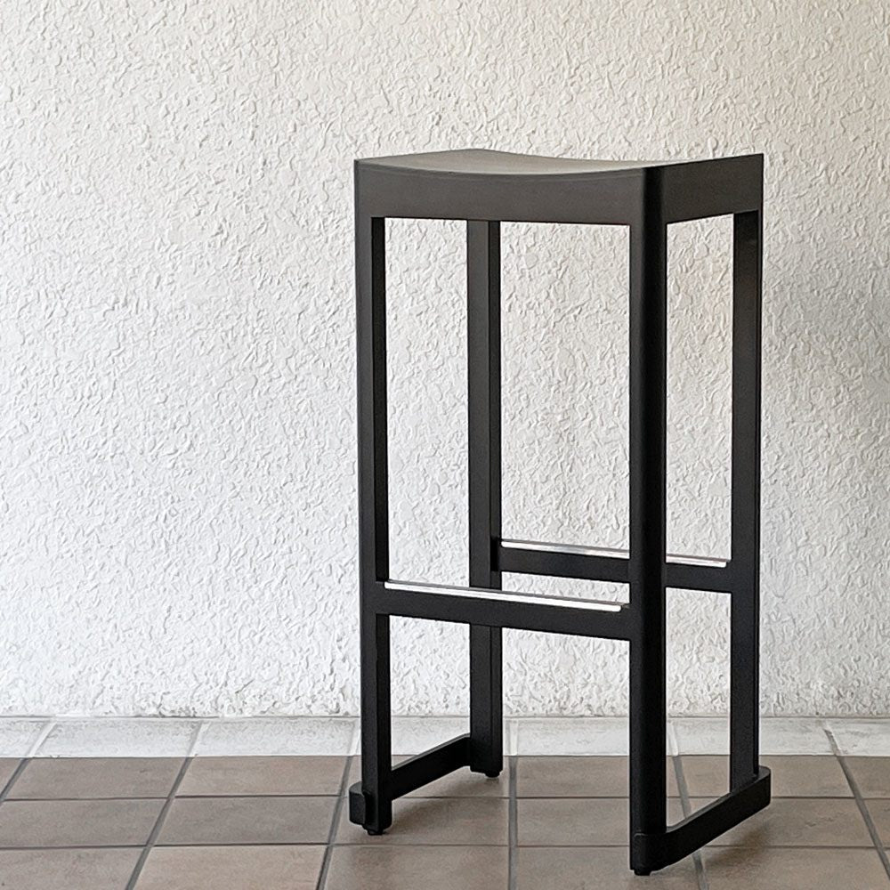 アルテック artek アトリエ バースツール Atelier Bar Stool H75cm ビーチ材 ブラックラッカー仕上げ タフ スタジオ TAF Studio スウェーデン 北欧家具 ◇