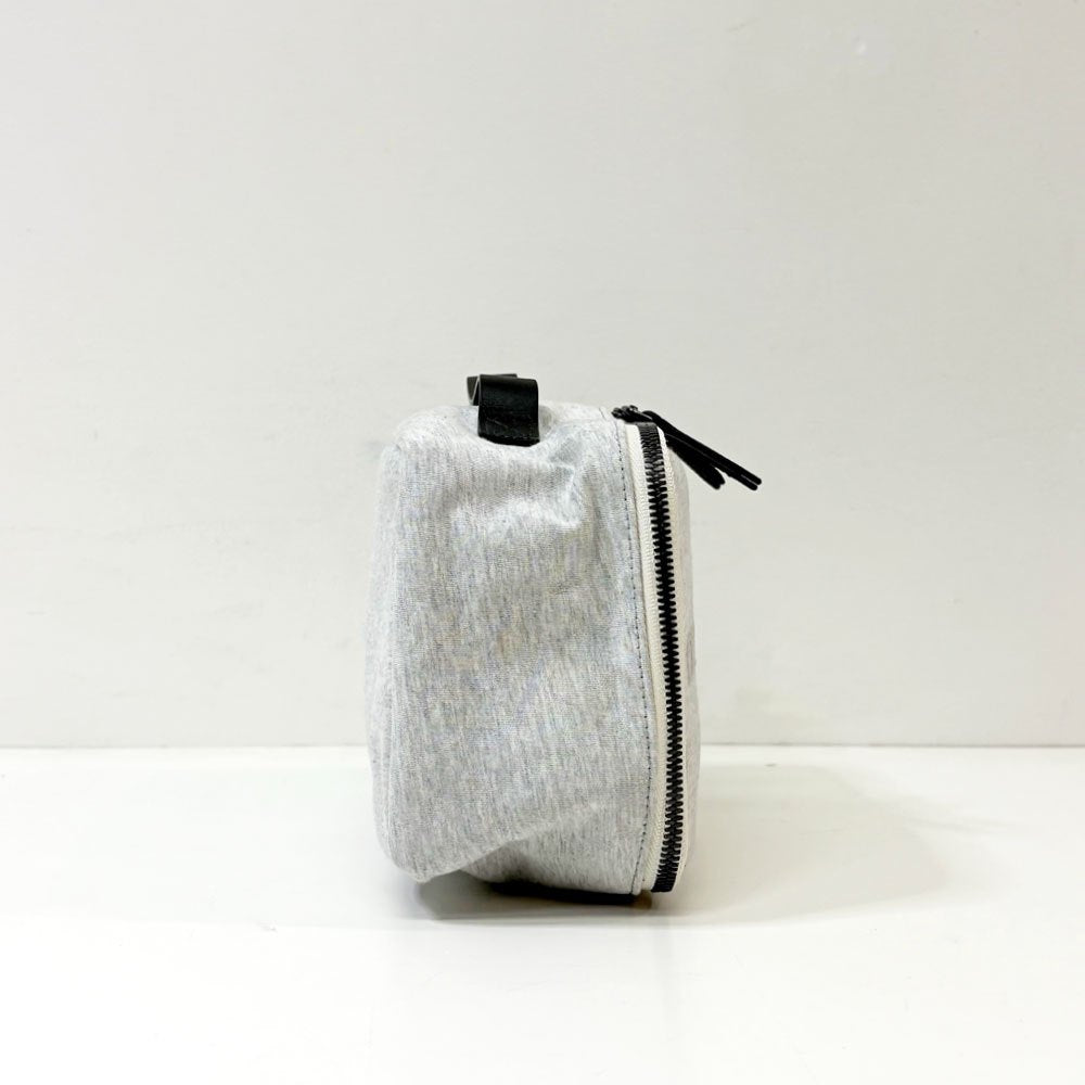 ブルネロクチネリ BRUNELLO CUCINELLI スウェット生地 ハンドバッグ ポーチ イタリア 約W26.5×D9×H15.5cm ●