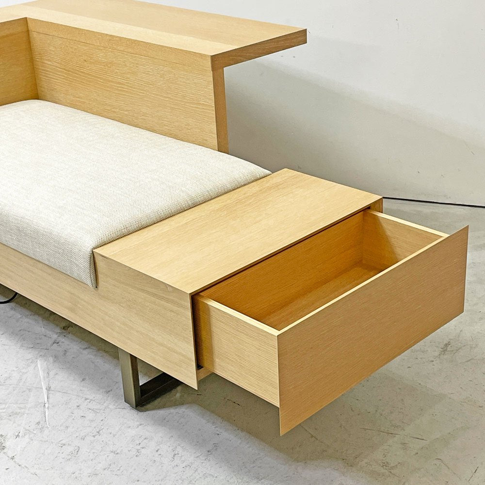 オーダーファニチャー Custom made furniture ワンアームソファ 2シーター 積層合板 ナチュラルモダン ●