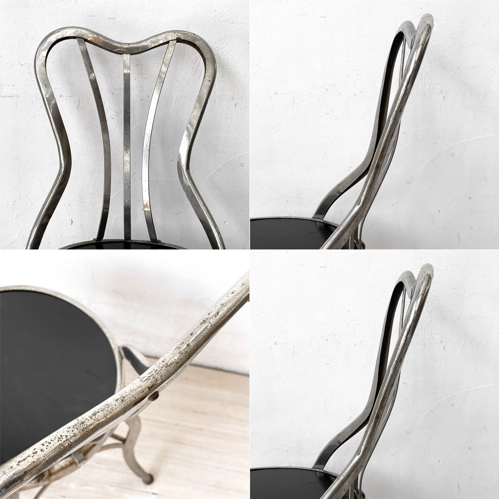 USビンテージ トレド Toledo パーラーチェア カフェチェア インダストリアル 工業系 ミッドセンチュリー デザイン UHL Art Steel B ★