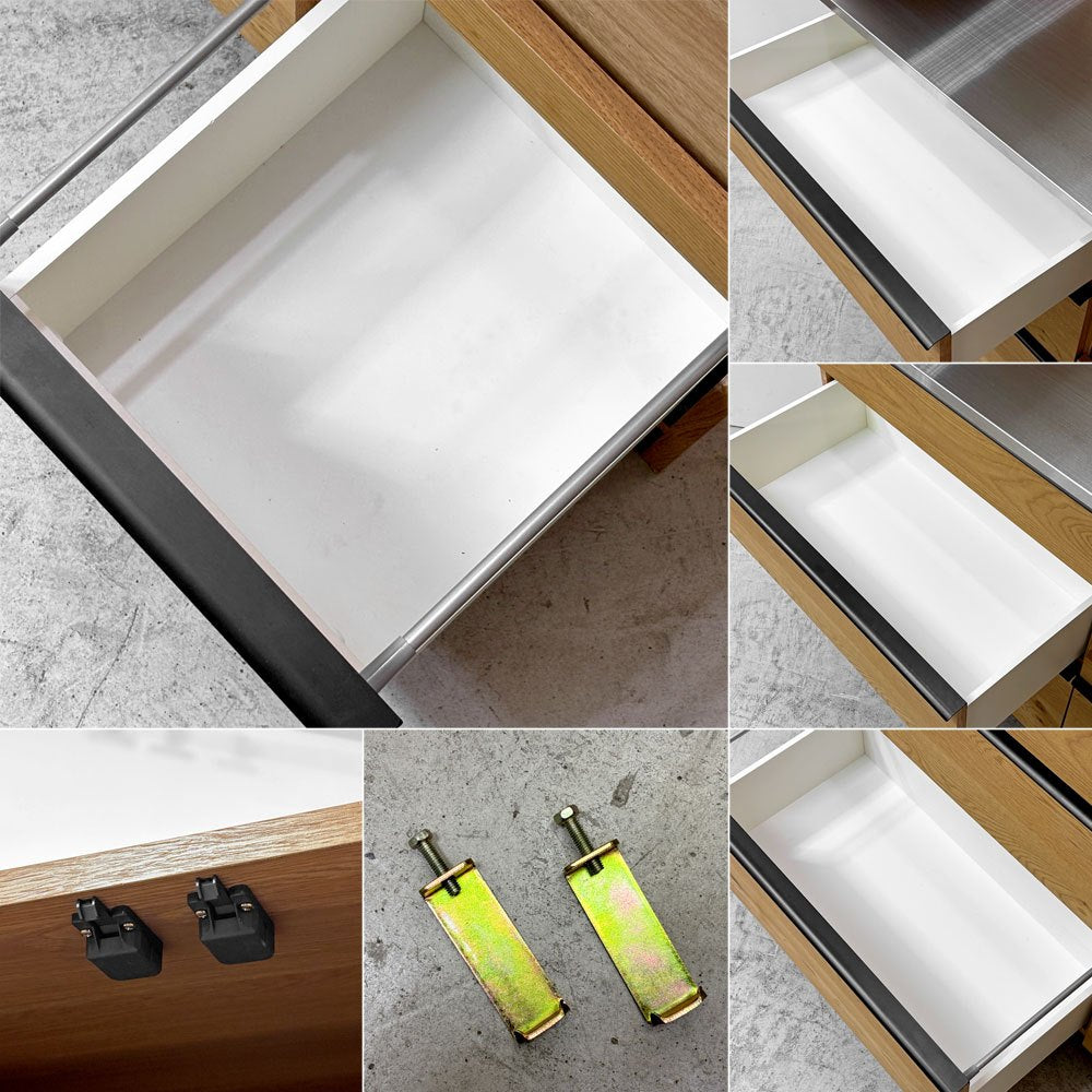 ニッポネア NiPPONAIRE オウルⅡ OWL2 オープンダイニングボード キッチンボード オーク材 ステンレス モイス W120cm 関家具 ●
