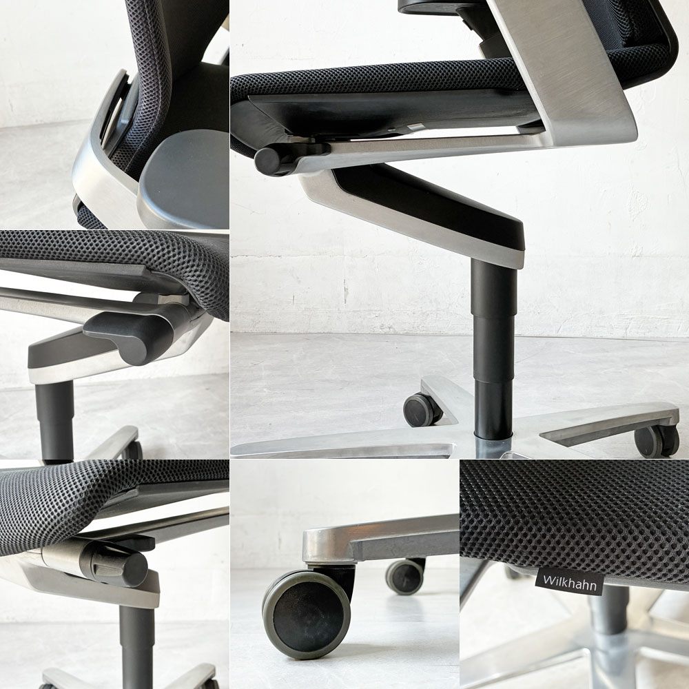 ウィルクハーン Wilkhahn オンチェア ON Chair デスクチェア ミドルバック キャスターチェア アーム可動 座面昇降 ドイツ グッドデザイン賞 ★