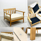 高野木工 TAKANO MOKKOU セブ CEBU SOFA 1Pソファ ホワイトオーク無垢材 ナチュラルモダン 定価￥228,000- ●