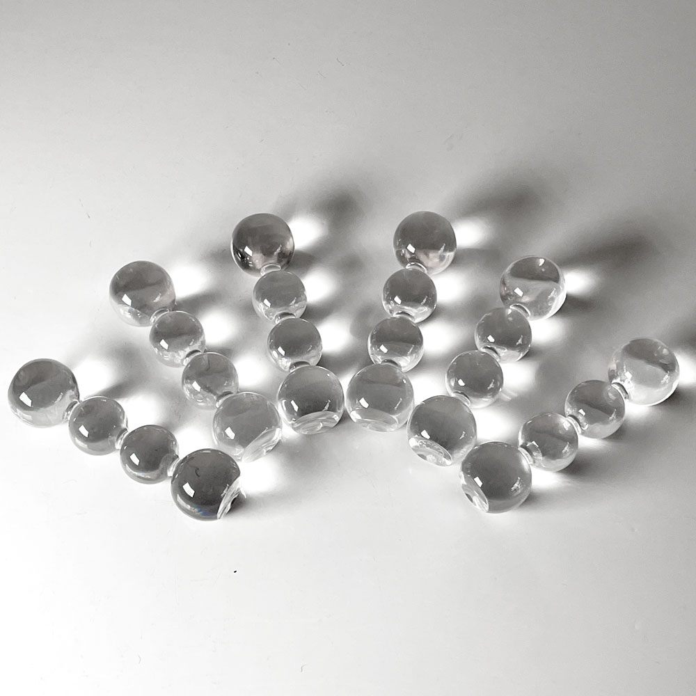 サンルイ SAINT-LOUIS バブルス bubbles カトラリーレスト 6個セット 箸置き クリスタルガラス 箱付き 未使用品 フランス ■