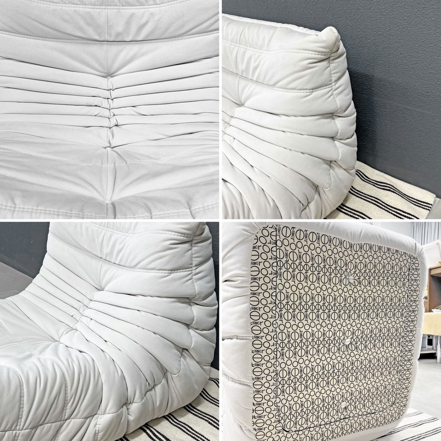 リーンロゼ ligne roset トーゴ TOGO 1P ソファ ウルトラスエード 美品 ミッシェルデュカロワ 〓