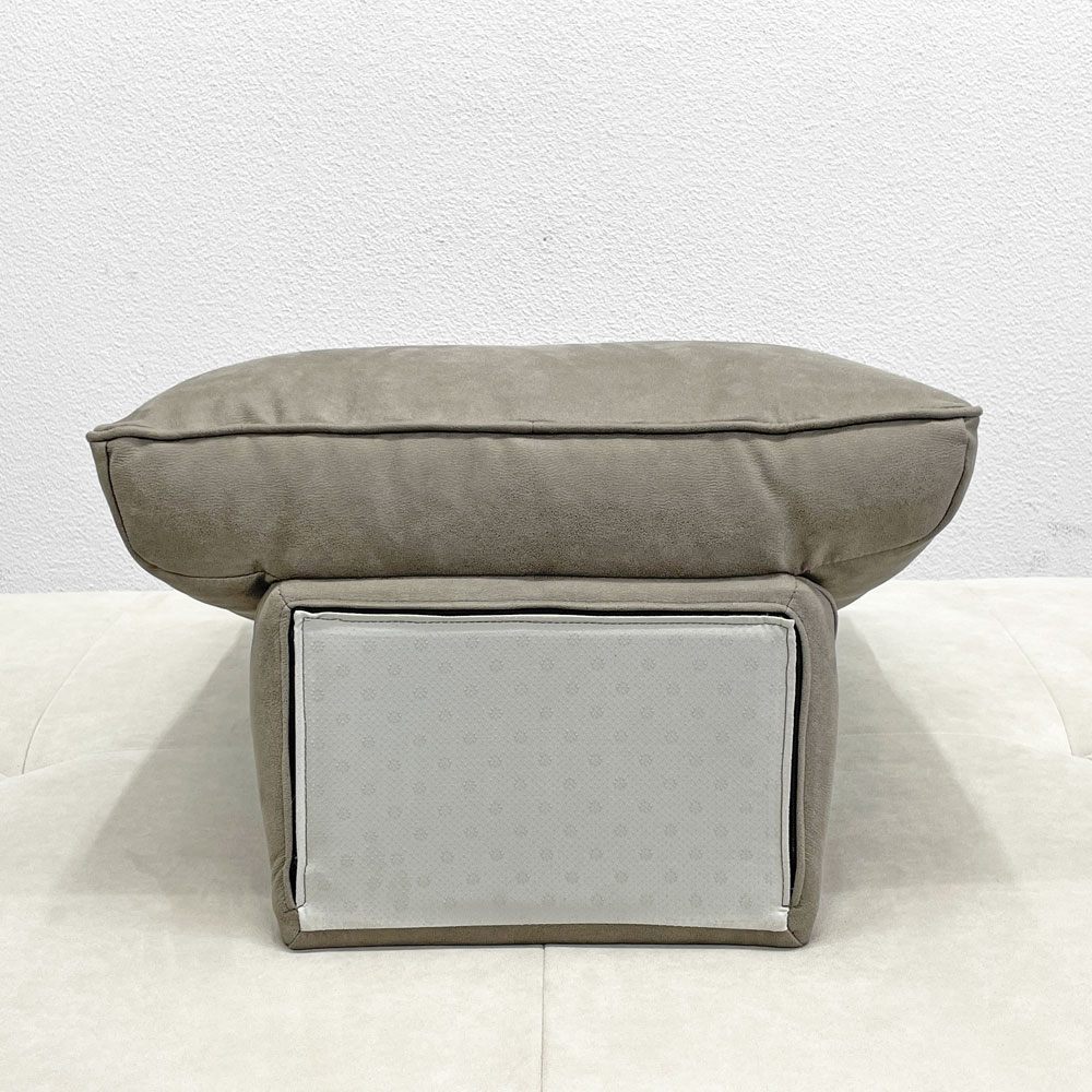 リラックスフォーム RELAX FORM アルフレード ALFREDO ソファ 背クッション ロータイプ 置き型 レザーテックス H42cm 関家具 展示美品〓