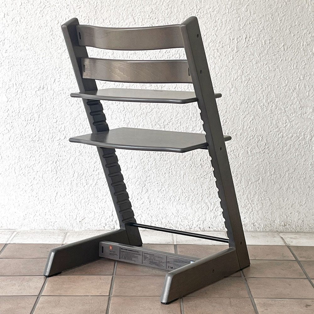 ストッケ STOKKE トリップトラップ TRIPP TRAPP ベビーチェア キッズチェア S/N5 ベビーガード＆トレイ付き ◇