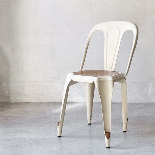 ノーザンオハイオインダストリアル Northern Ohio Industrial マルチプルズチェア Multipls Chair ダイニングチェア スタッキング マットホワイト インダストリアルデザイン A ★