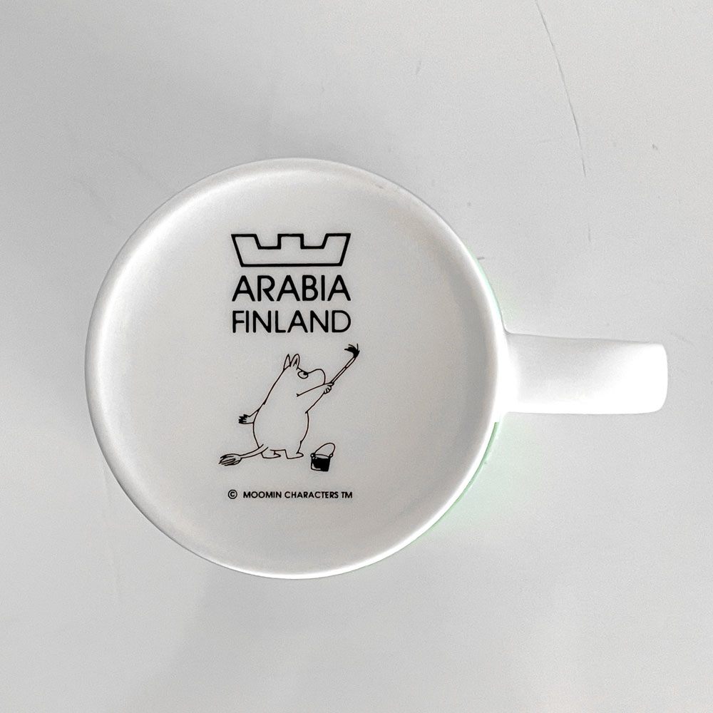 アラビア ARABIA ムーミンマグ MOOMIN スニフ ライトブルー トーベ・ヤンソン フィンランド 北欧食器 ■