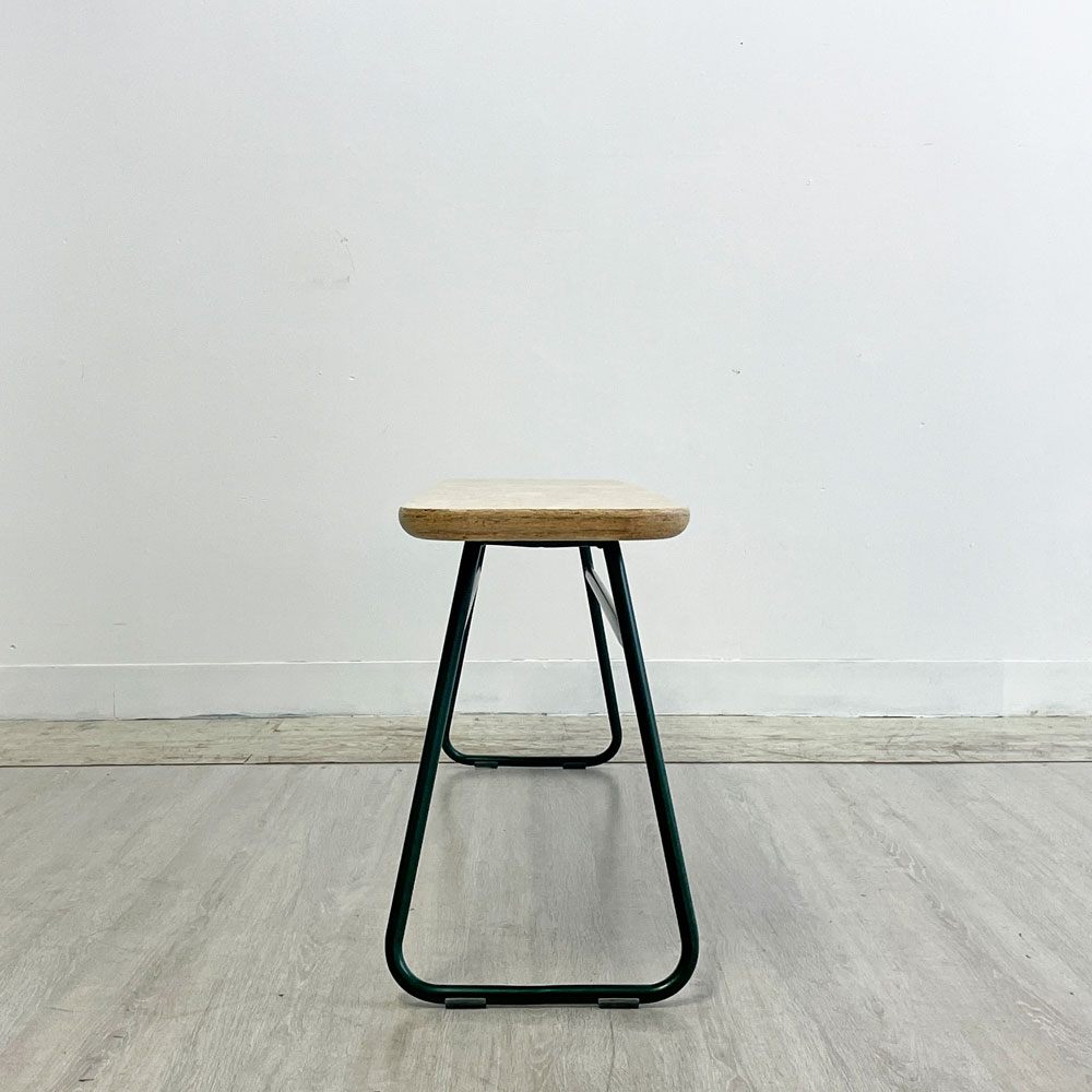 チー chii ベンチ ch02 OSB × スチール W120cm グリーン 小林幹也 インダストリアル シンプルモダン 定価￥41,800- ●