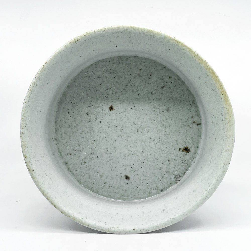 壷田和宏・亜矢 白磁 大鉢 Φ22.5x10cm 現代作家 ●