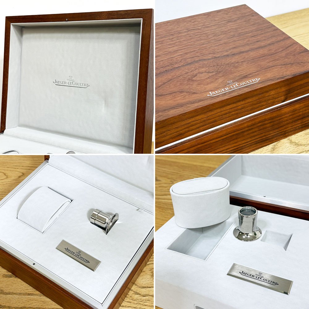 ジャガールクルト JAEGER LE COULTRE 腕時計 純正ボックス ウォッチボックス ケース 木製 箱のみ アクセサリーボックス 小物入れ 説明書 冊子付き スイス ●