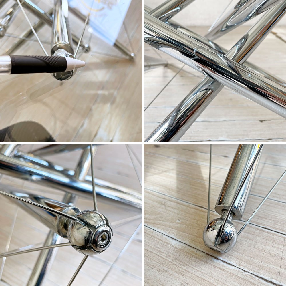 カッシーナイクスシー Cassina ixc. 713 ローテーブル ガラス天板 Φ100cm テオドール・ワッデル Theodore Waddell 定価￥460,000- ★