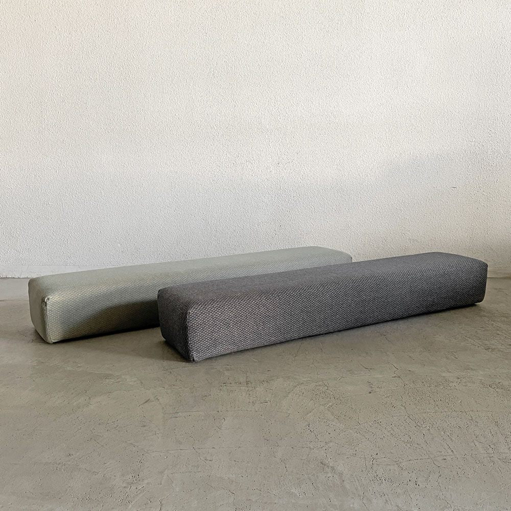 アクタス ACTUS キューブスツール CUBES STOOL クッションベンチ ベンチソファ W150cm ファブリック グリーン系 カバーリング 参考価格￥37,800- 廃番 A 〓