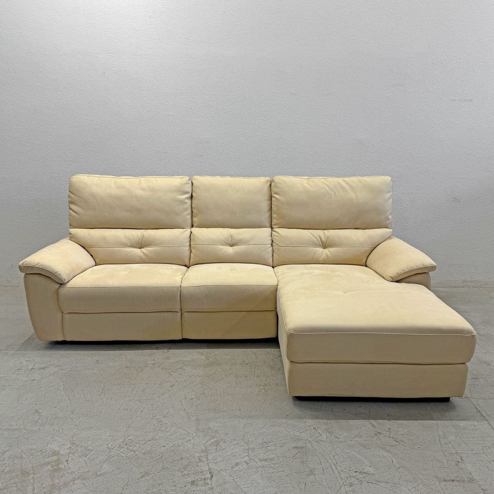 リラックスフォーム RELAX FORM ドラゴ DRAGO カウチソファ 電動リクライニング ソファ w240cm 展示美品 〓