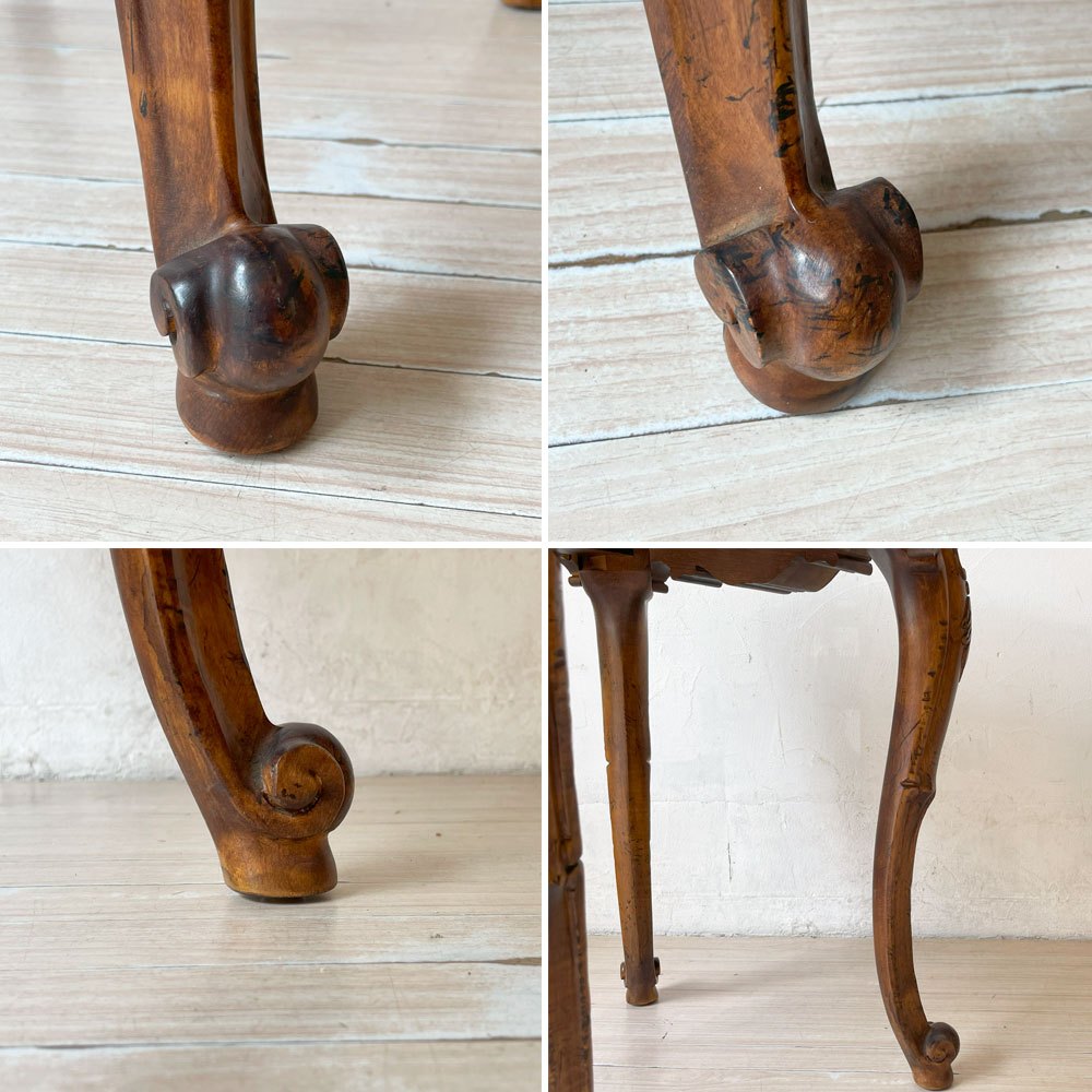 ベイカーファニチャー baker furniture サイドテーブル フラワースタンド ナイトテーブル 花台 クラシックデザイン  ★