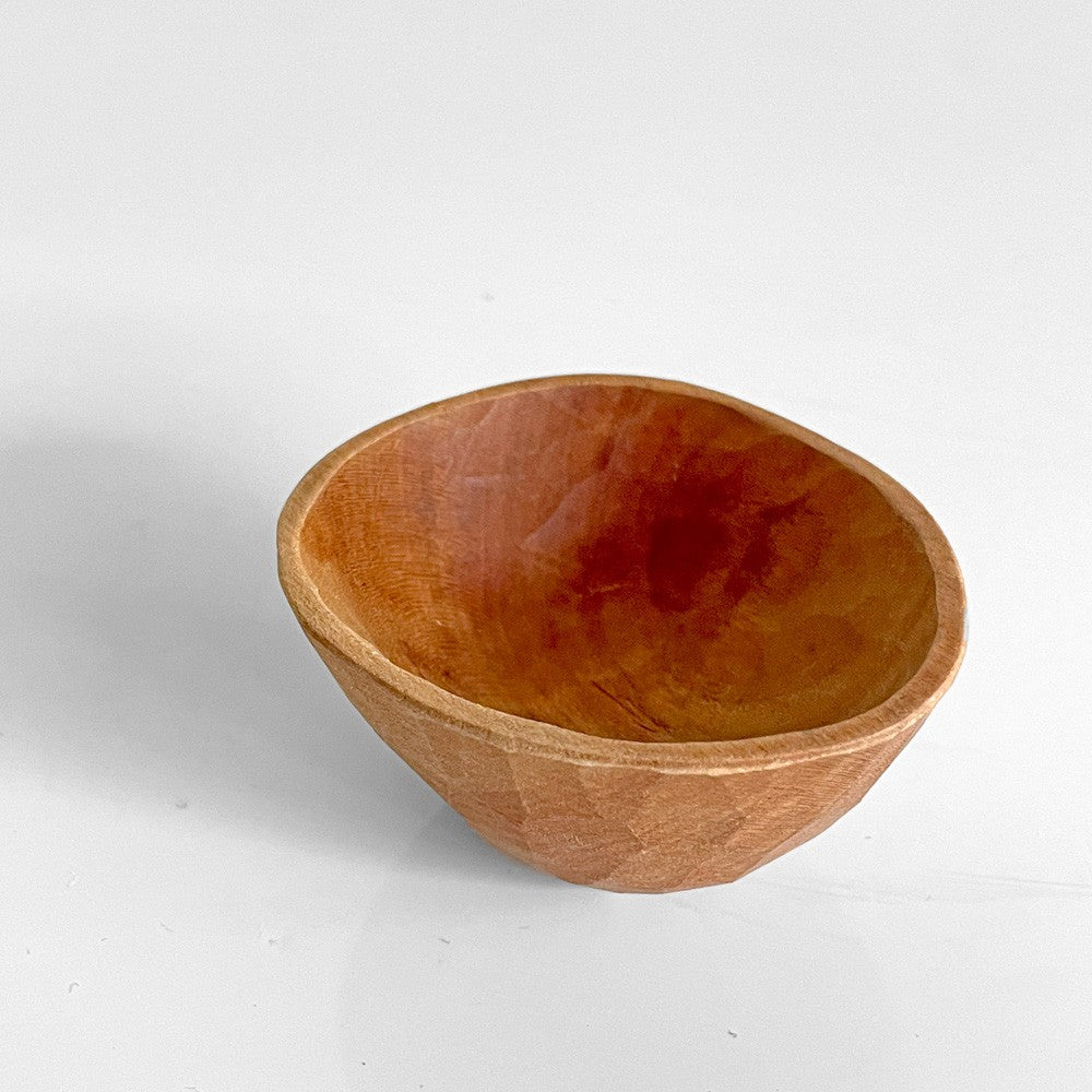三谷龍二 Ryuji Mitani 山桜 豆鉢 豆皿 ミニボウル W6.6cm 木の器 木工 現代作家 ■