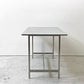 ステンレス ワークテーブル Stainless Steel Work Table 作業台 ワークテーブル デスク シェルフ 店舗什器 調理台 厨房 工業系 ●