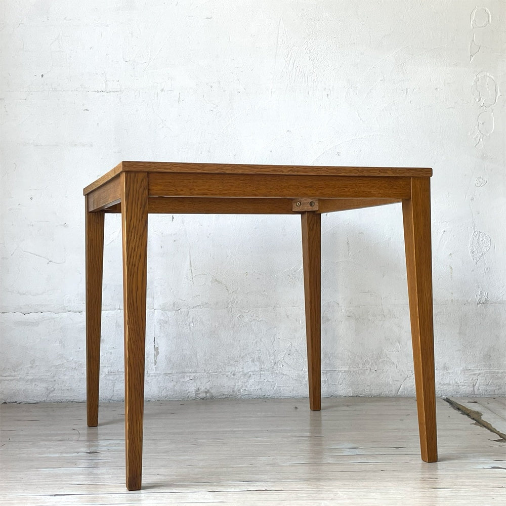 トラックファニチャー TRUCK FURNITURE GT SIDE TABLE サイドテーブル コーヒーテーブル ナラ無垢材 ガラス天板 定価￥53.900- ★