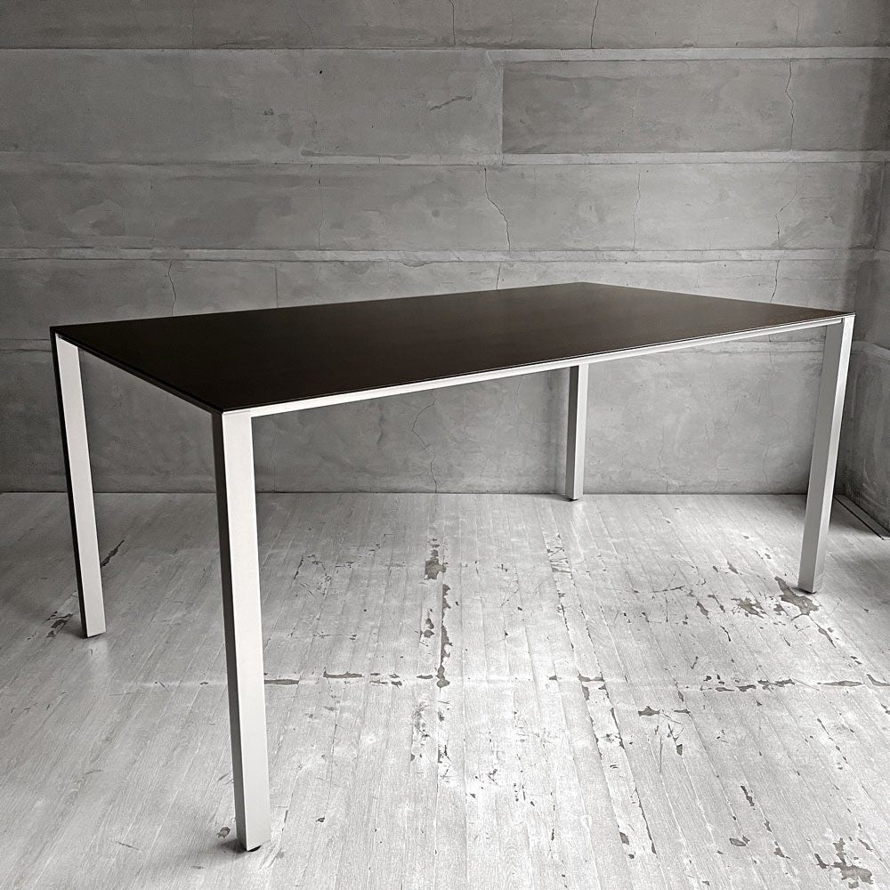 カッシーナイクスシー Cassina ixc. エアーフレーム AIR FRAME 3004 VO ダイニングテーブル オーク材 ダークブラウン デヴィッド・チッパーフィールド ♪