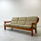 PJ ファニチャー PJ furniture チーク無垢材 3pソファ 3シーター POUL JEPPESEN デンマークビンテージ ●