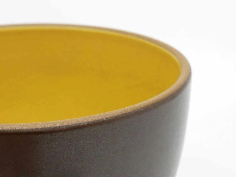 ヒースセラミックス HEATH CERAMICS ディープ サービングボウル Deep Serving Bowl Φ15cm イエロー 陶器 アメリカ ミッドセンチュリー A ●