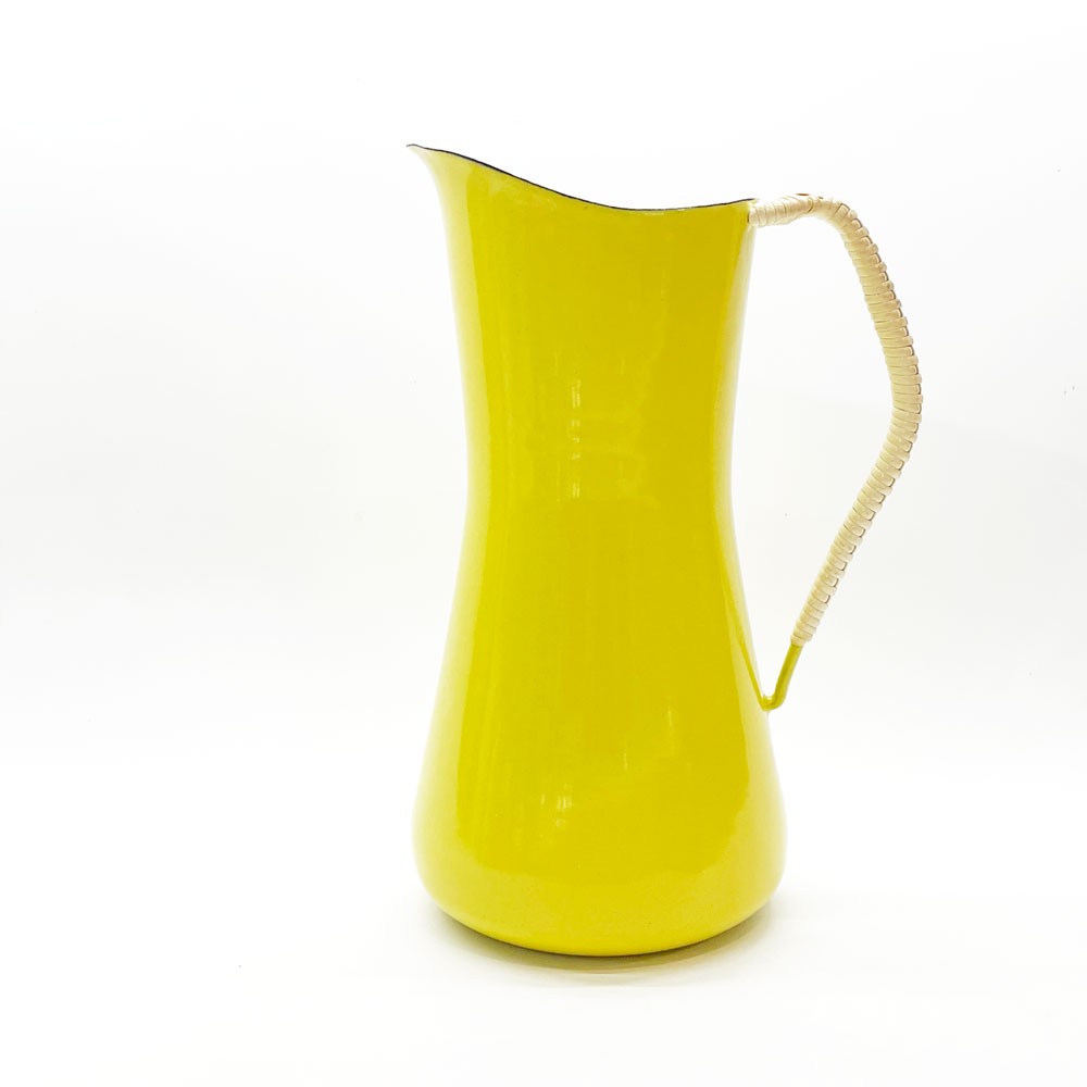 ダンスク DANSK コベンスタイル Koben style ホーロー ピッチャー イエロー Lサイズ H24cm 琺瑯 ジャグ イェンス・クイストゴー Jens Quistgaard★