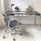 ハーマンミラー Herman Miller アルミナムグループ マネジメントチェア 本革 5本脚 C&Rイームズ ミッドセンチュリー ガス圧昇降 リクライニング ★