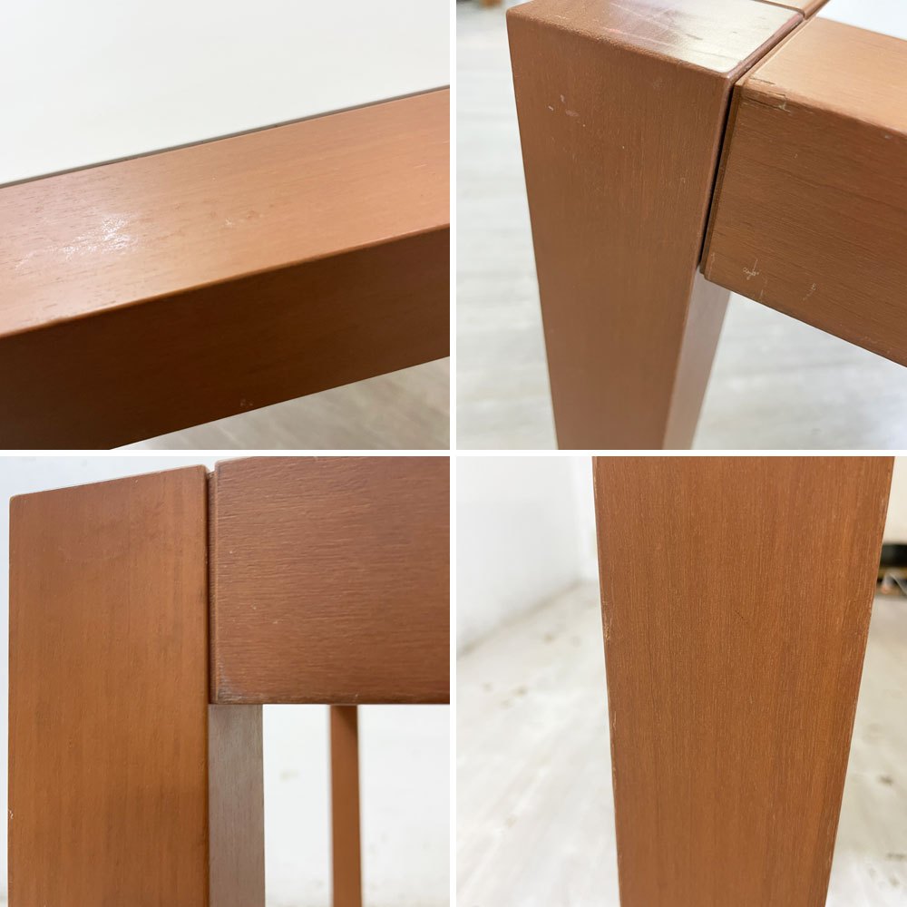 アルフレックス arflex アローラ ALLORA ダイニングテーブル W160cm ホワイト モダン シンプル ミニマル イタリア 希少廃番 ●