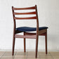 北欧ビンテージ Scandinavia Vintage ダイニングチェア 無垢材 ファブリック 北欧家具 モダンデザイン ◇