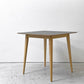 ナチュラルモダン Natural Modern メラミントップ ダイニングテーブル ブラック ビーチ材 テーパードレッグ W80cm ●