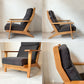 ナガノインテリア NAGANO INTERIOR リアル REAL ツムギ 1シーターソファ tsumugi sofa イージーチェア 参考14万円程 廃盤 ★