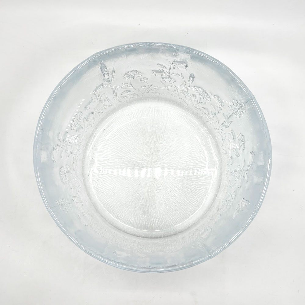 コスタボダ KOSTA BODA ウラ ULLA ガラスボウル 花柄 ガラスボウル W20cm Kjell Engman 北欧食器 スウェーデン ●