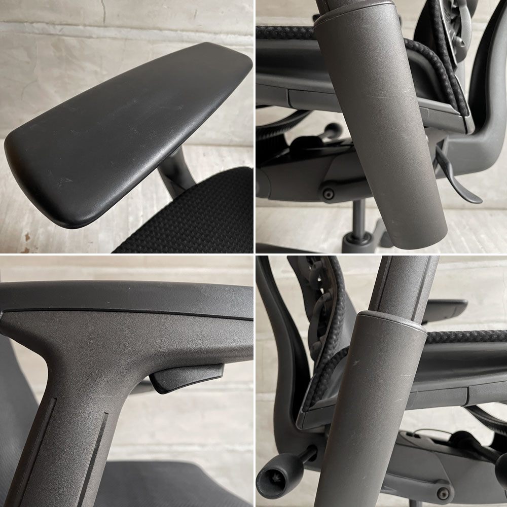 ハーマンミラー Herman Miller エンボディチェア デスクチェア オフィスチェア バランスファブリック ブラック 廃番生地 ♪