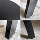 かなでもの KANADEMONO ザ・カフェテーブル THE CAFE TABLE Black Steel 4pin ラウンド Φ80cm リノリウム天板 ■