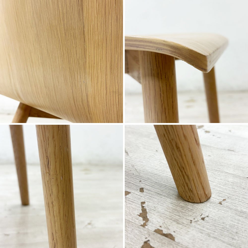 スケッチ Sketch タミチェア TAMI Chair ダイニングチェア オーク材 プライウッド 北欧 デンマーク 定価 ￥31,900- 現状品 B ●
