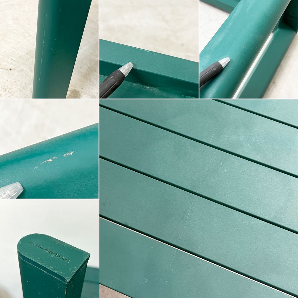 ザ・コンランショップ THE CONRAN SHOP ハイライン アウトドア ベンチ HIGHLINE OUTDOOR BENCH グリーン ●