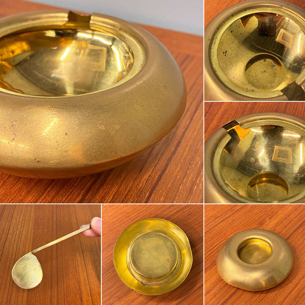 トムディクソン Tom Dixon フォーム Form シュガーボウル ポット シュガースプーン付 真鍮 アフタヌーンティー ティーセットコレクション ◎